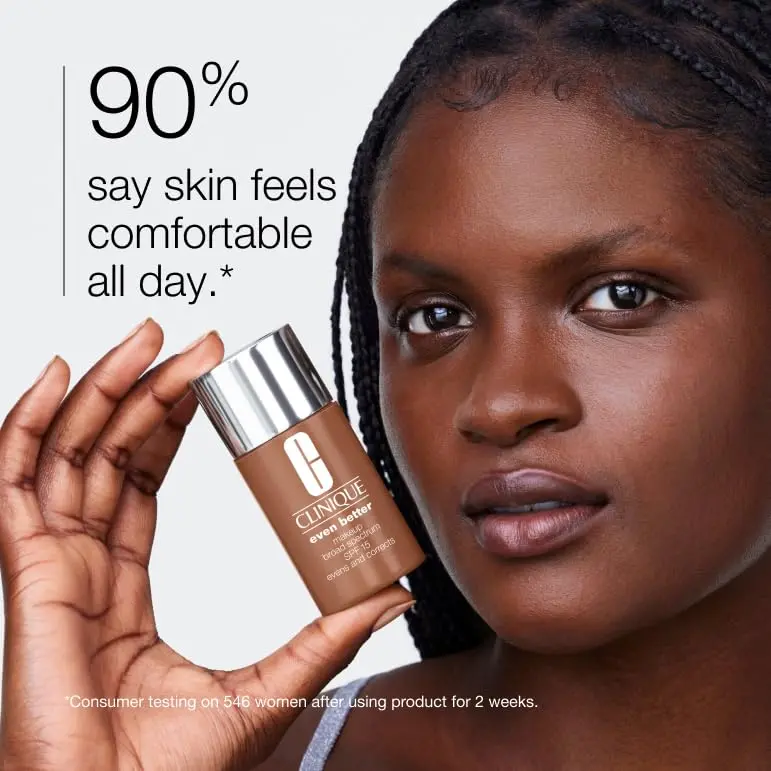 Clinique Even Better Makeup Liquid Foundation SPF 15 1 Fl Oz | Vitamin C for Skin Tone & Dark Spots - view 2