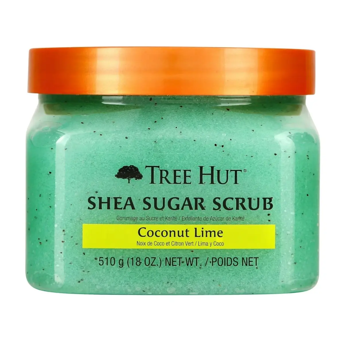Tree Hut Coconut Lime Body Scrub 510g (18 Oz) | Exfoliating Sugar Scrub for Soft, Glowing Skin - main product image