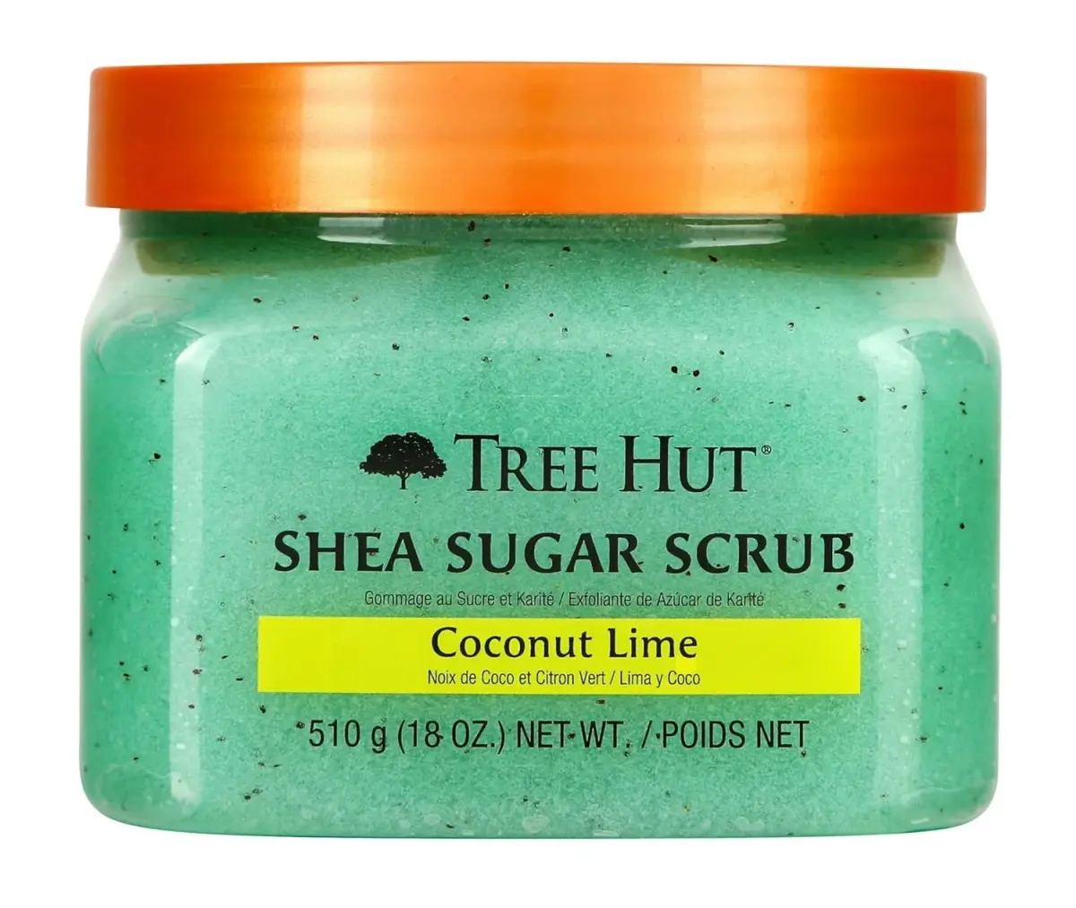 Tree Hut Coconut Lime Body Scrub 510g (18 Oz) | Exfoliating Sugar Scrub for Soft, Glowing Skin - main product image