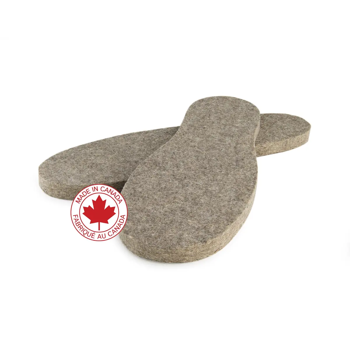 The Felt Store Wool Felt Insoles for Men and Women | 13mm Thick Shoe Inserts for Cold Weather (70-120 chars) - main product image