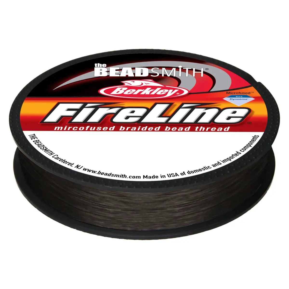 The Beadsmith Fireline Braided Thread 4lb Test 50 Yards 0.12mm Smoke Grey | Strongest Fiber Per Diameter - view 5