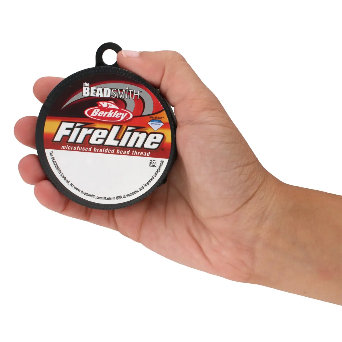 The Beadsmith Fireline Braided Thread 4lb Test 50 Yards 0.12mm Smoke Grey | Strongest Fiber Per Diameter - view 6