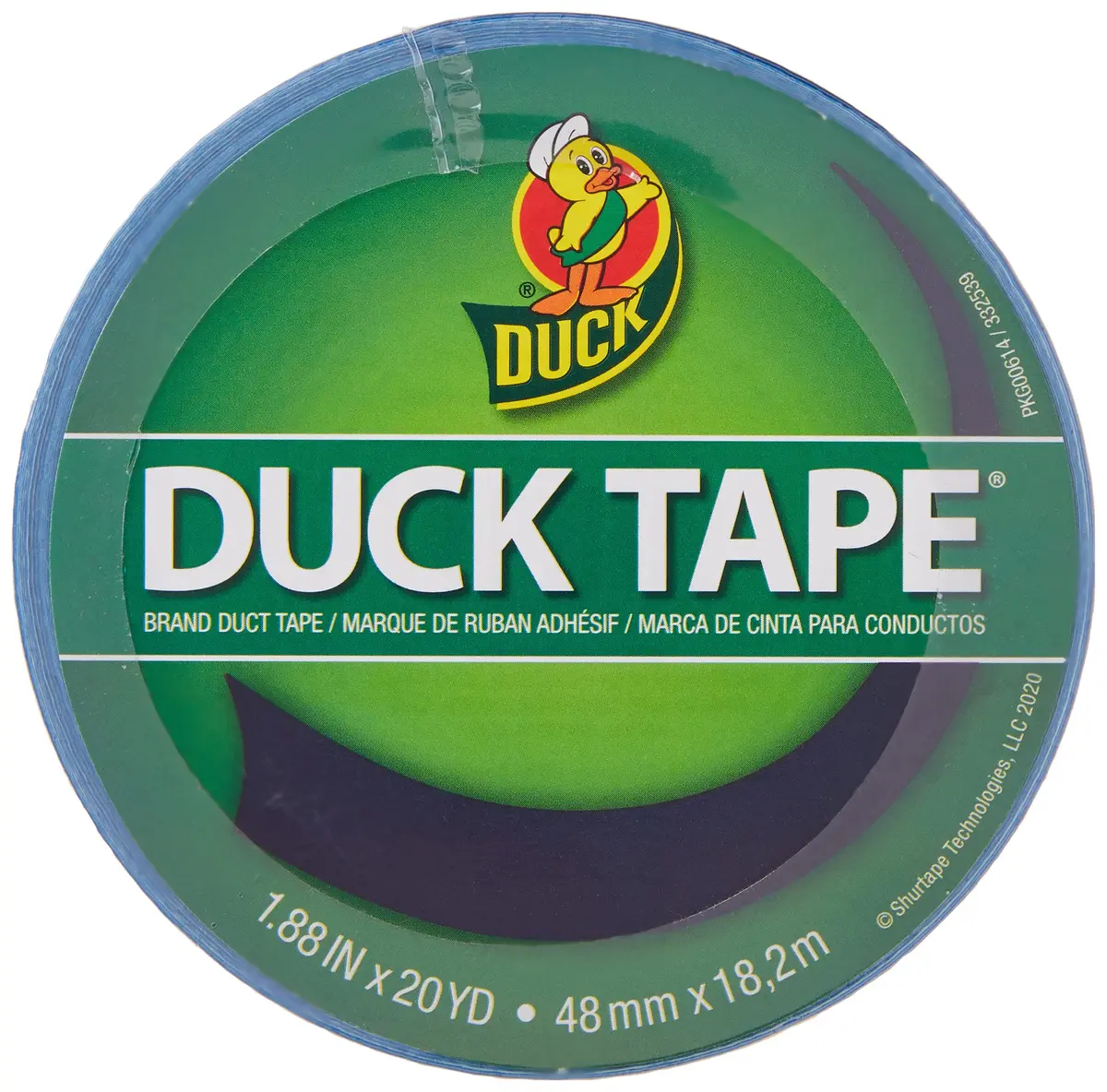 Duck Brand Heavy Duty Color Duct Tape, Blue, 1.88" x 60 yd | Water-Resistant, Tearable, Multi-Surface Adhesive - view 3