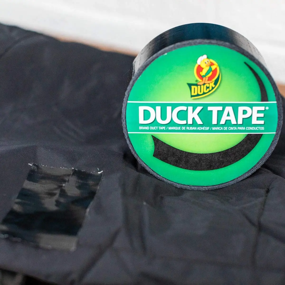 Duck Brand Black Duct Tape, Single Roll, 1.88" x 20 Yds | Heavy Duty Adhesive for Repairs & Crafts - view 5