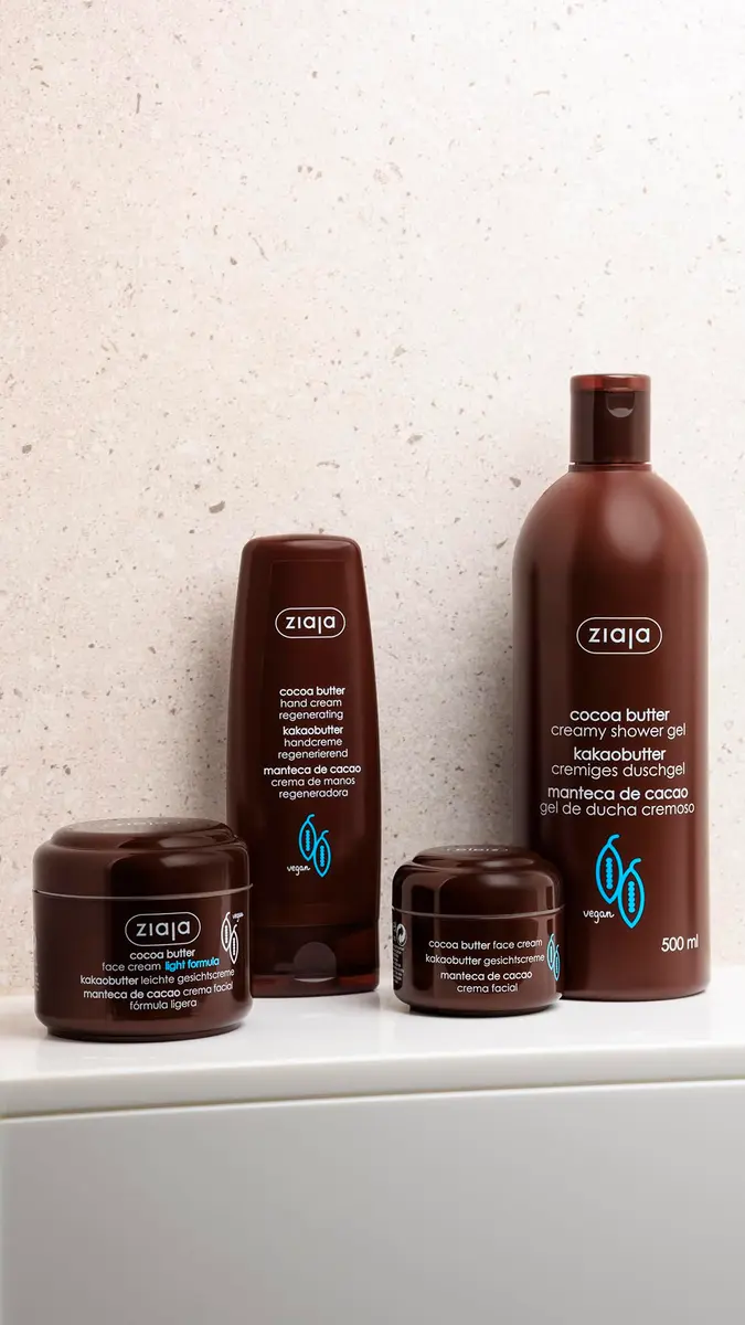 Ziaja Cocoa Butter Cream 50ml | Nourishing, Revitalizing & Protective Body Moisturizer - view 5