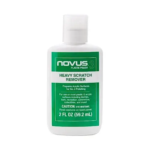 Novus #3 Heavy Scratch Remover | 2 Ounce Bottle | For Deep Scratches & Restoration - main product image