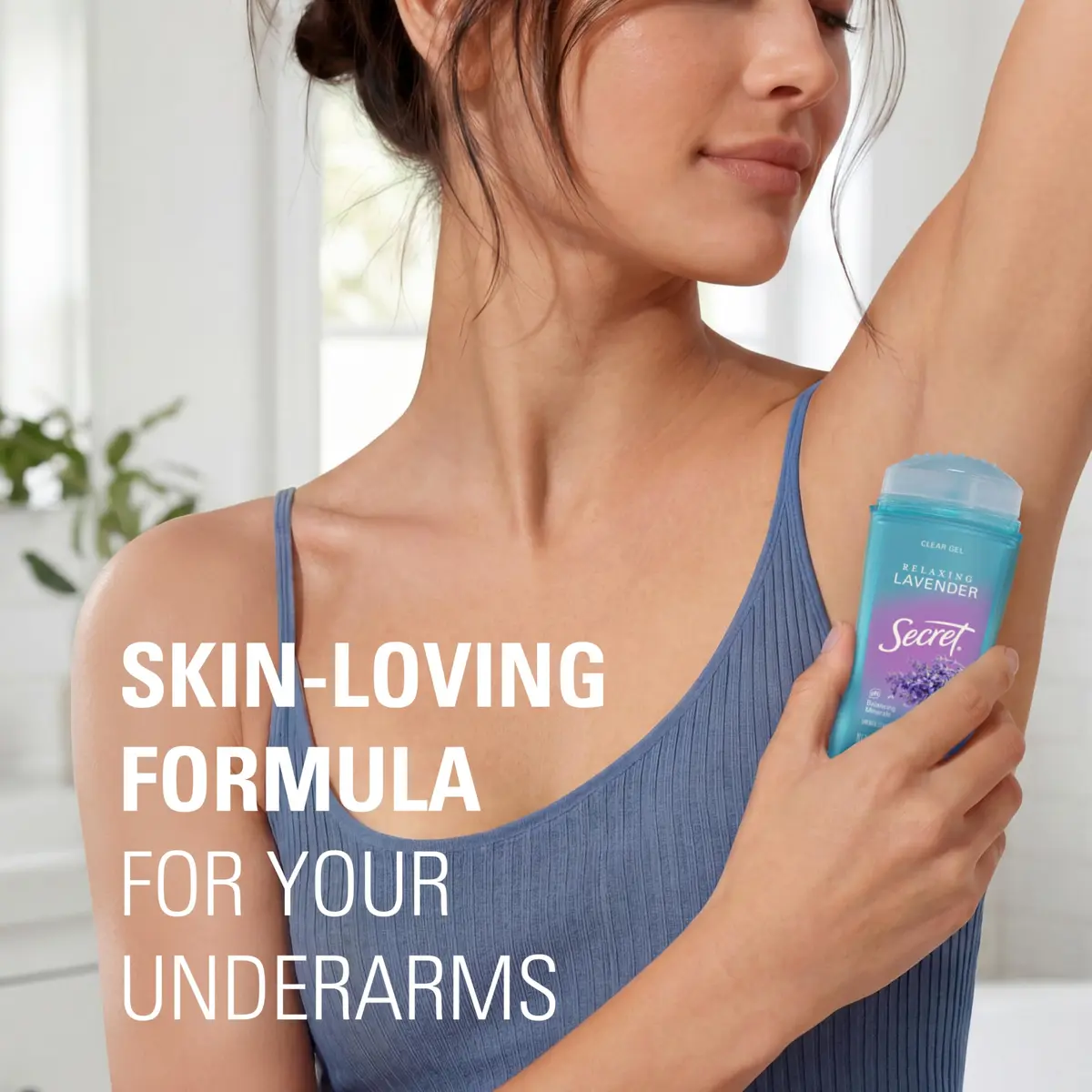 Secret Fresh Antiperspirant Deodorant for Women, 72hr Breathable Sweat & Odor Protection, Instant Freshness & Gentle, PH Balancing Minerals, Clear Gel, Relaxing Lavender Scent, 2.6 oz | 72-hour breathable sweat control - view 7