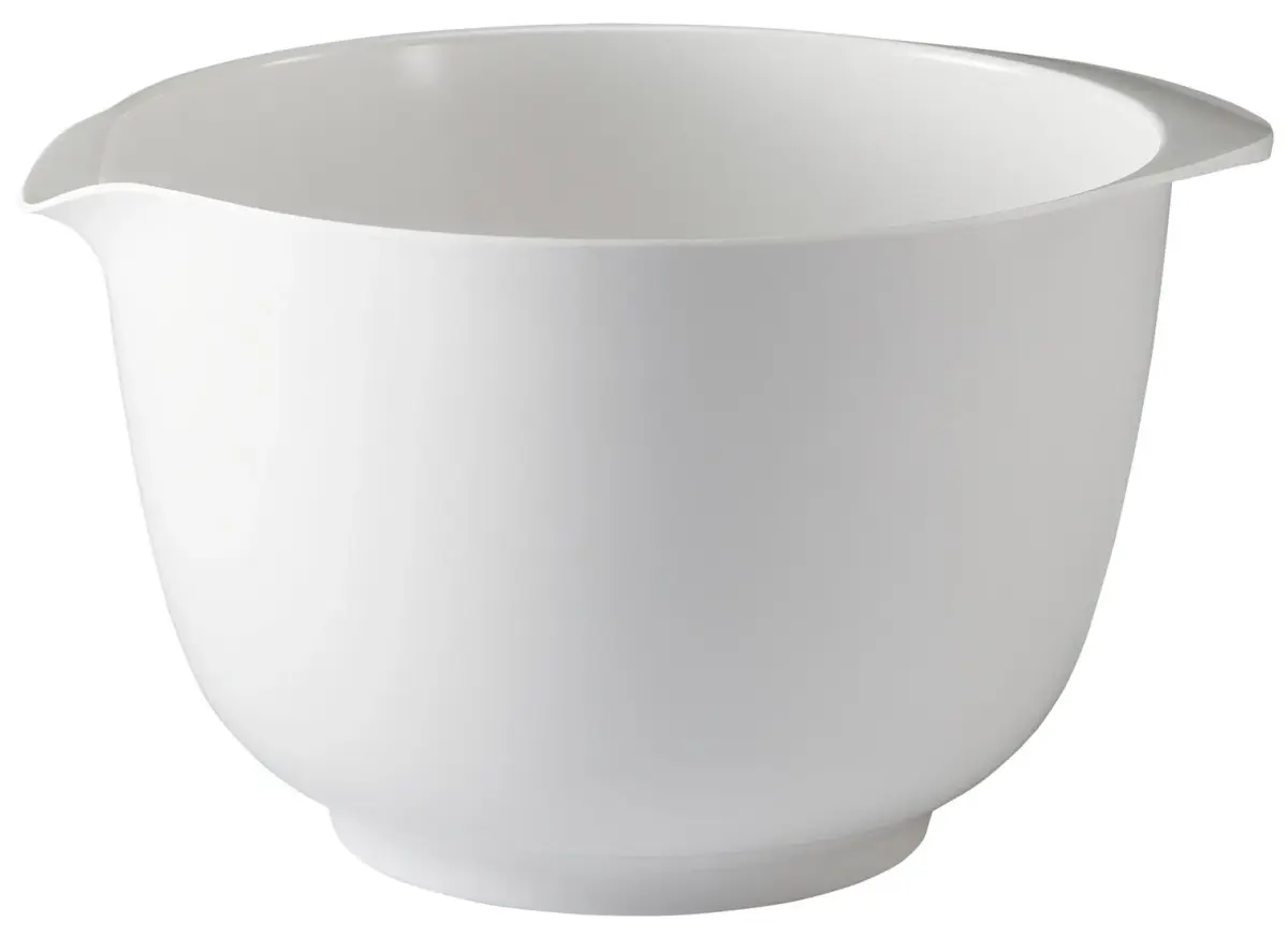 Hutzler Melamine Mixing Bowl Set: 2, 3, and 4 Liters, White | BPA-Free & Dishwasher Safe - view 2