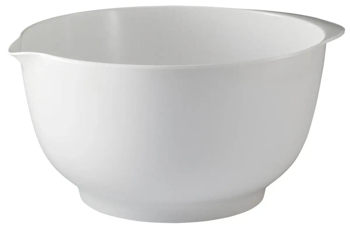 Hutzler Melamine Mixing Bowl Set: 2, 3, and 4 Liters, White | BPA-Free & Dishwasher Safe - view 4