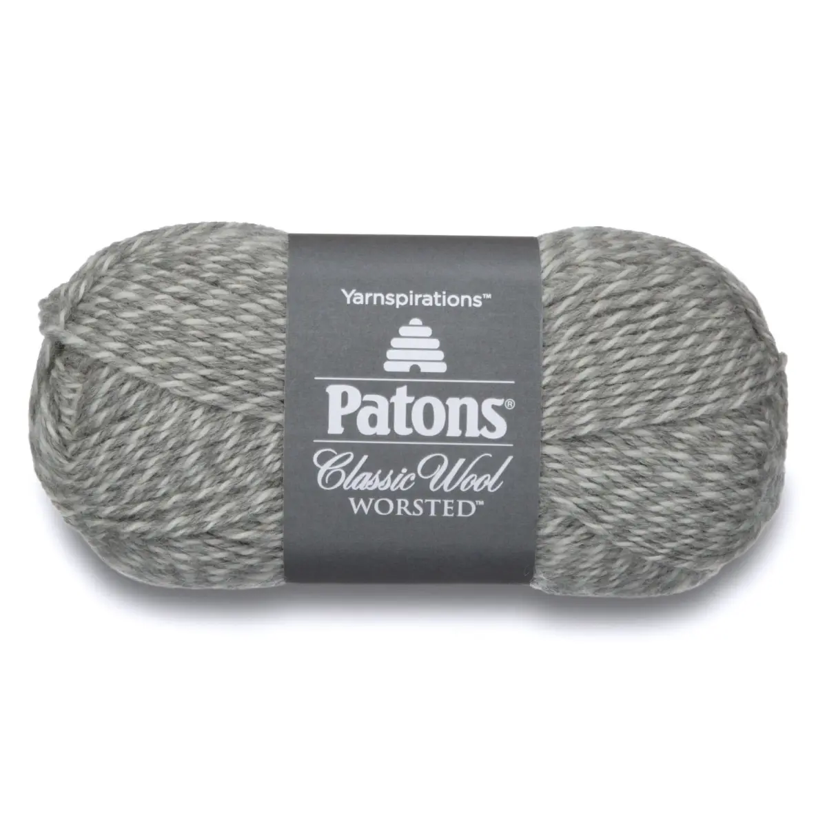 Patons Classic Wool Yarn 100% Wool Light Grey Marl 100g (3.5oz) | Natural Fiber for Crochet & Knitting - main product image