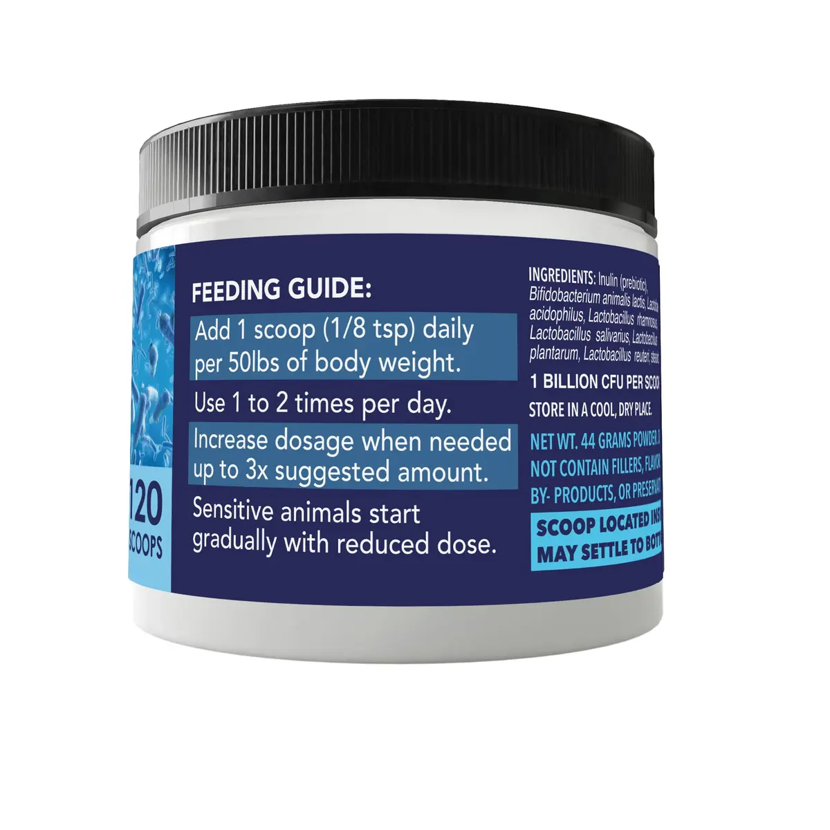 NUSENTIA Probiotics for Cats & Dogs 44g (120 scoops) | Gut & Digestive Support for Pets - view 6