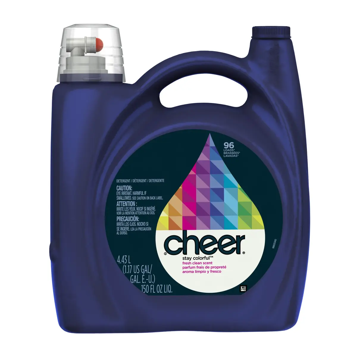 CHEER 2x Ultra Liquid Fresh Clean Scent 150 Fl Oz | Supports Colorful Clothes & Fresh Scent - main product image