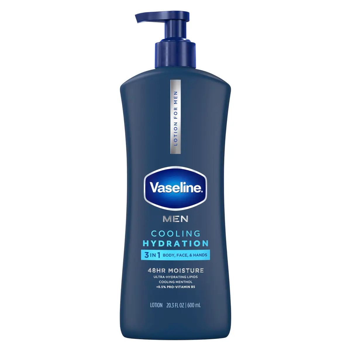 Vaseline Men Healing Moisture Body Lotion, Cooling | Deep Moisturizer for Dry & Sensitive Skin - main product image