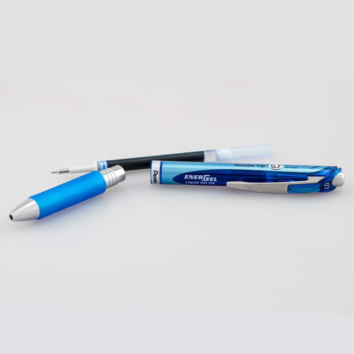 Pentel EnerGel RTX Retractable Gel Pen, 0.7mm Needle Tip, Blue Ink, 2-Pack (15.6g) | Smooth Writing & Fast Dry - view 5