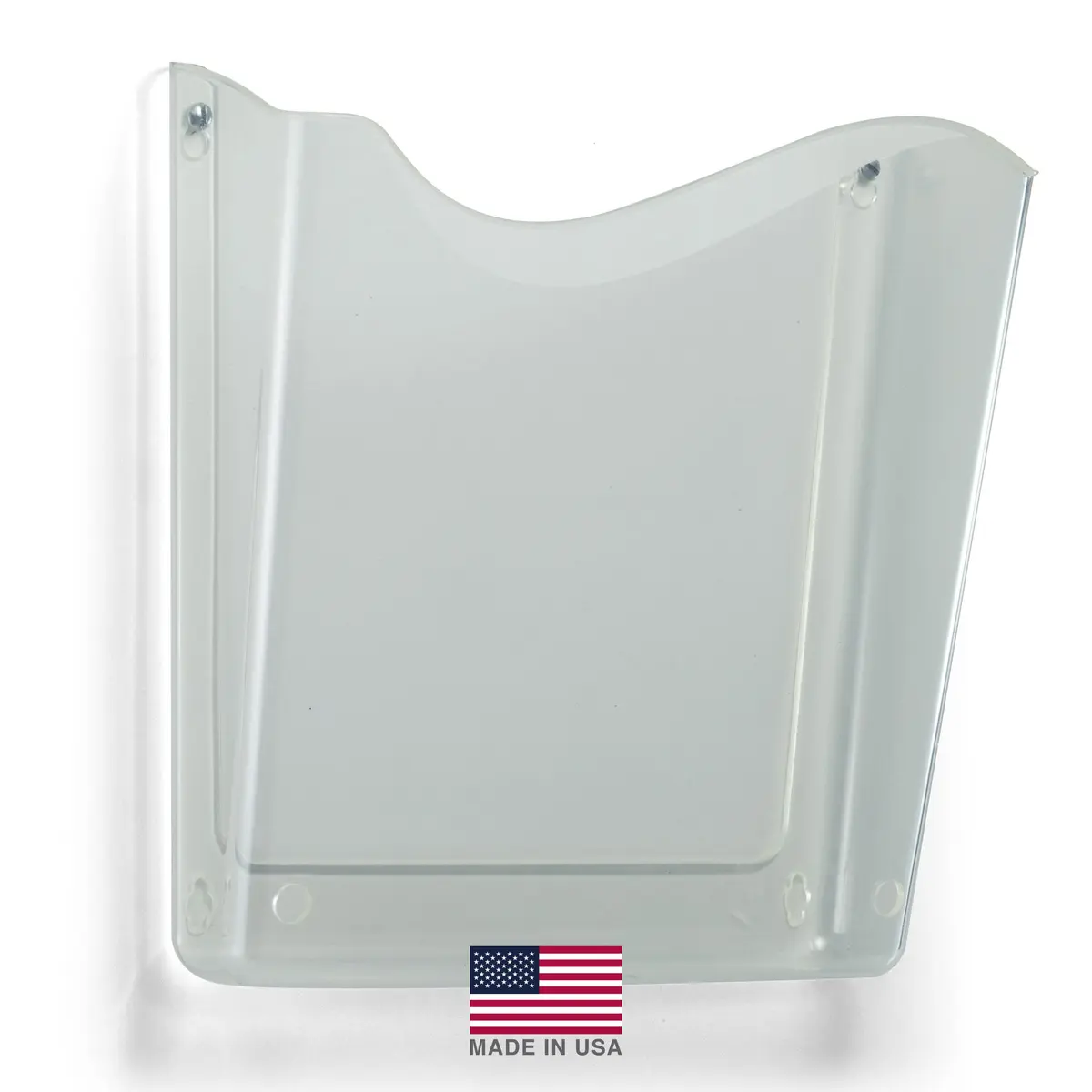 Officemate Unbreakable Vertical Wall File, Letter Size, Clear | Space-Saving Office Organizer - view 6
