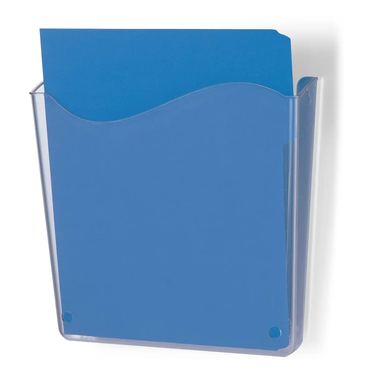 Officemate Unbreakable Vertical Wall File, Letter Size, Clear | Space-Saving Office Organizer - main product image