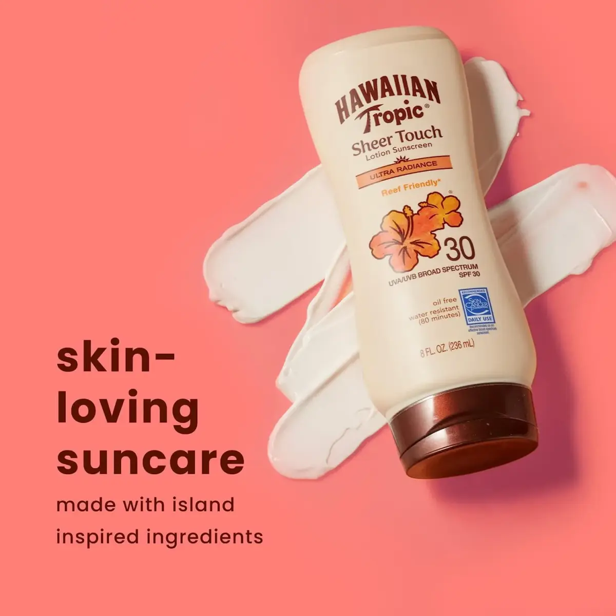 Hawaiian Tropic Sheer Touch Lotion Sunscreen SPF 15, 236ml (8 Fl Oz) Pack of 2 | Broad Spectrum UVA/UVB Protection - view 3