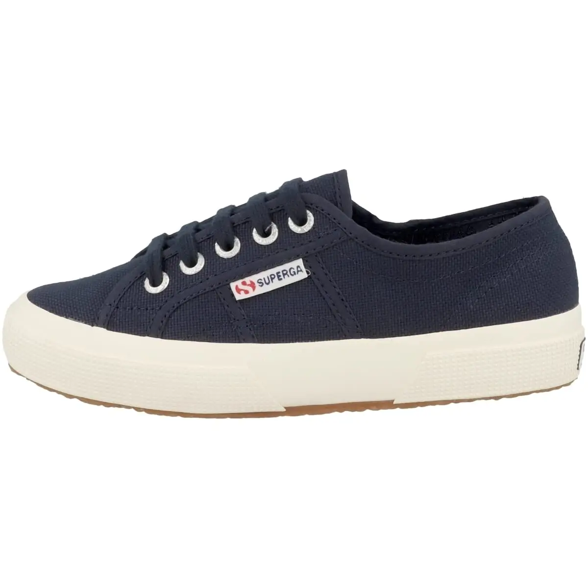 Superga 2750 Cotu Classic Canvas Sneakers for Men & Women | Iconic Italian Tennis Shoes with Breathable Upper, Non Slip Rubber Sole, Navy (3.5 Men / 5 Women) - main product image