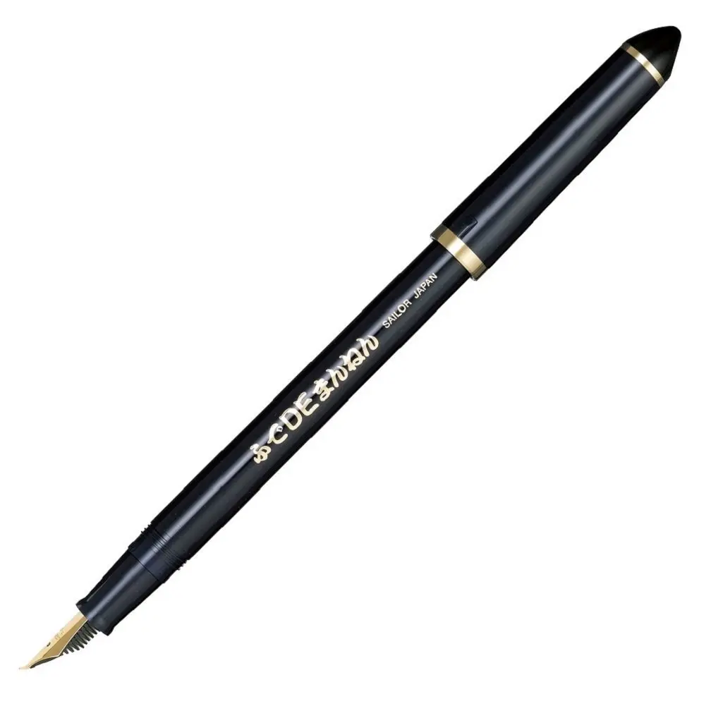 Sailor Fude De Mannen Calligraphy Fountain Pen Navy Blue 40 Degree Nib | Smooth Ink Flow - main product image
