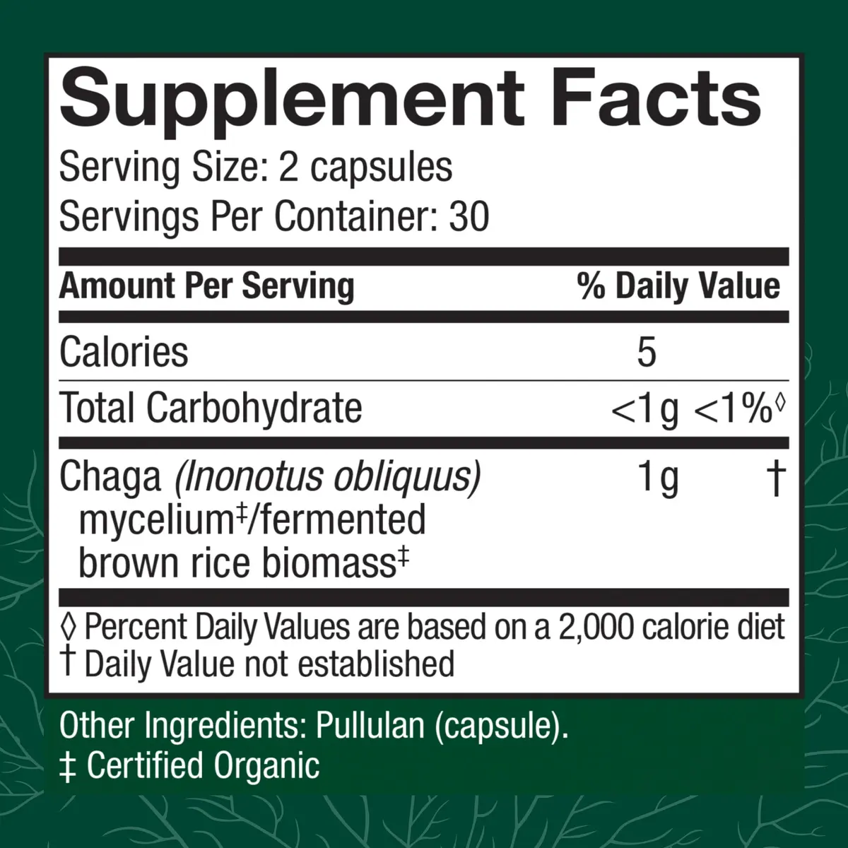 Host Defense Chaga Capsules 60 Count | Immune Support & Antioxidants - view 2