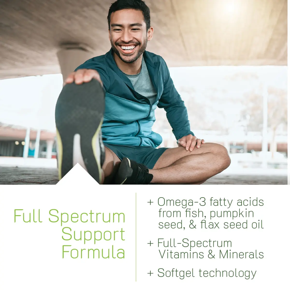 Irwin Naturals Men's Living Green Daily Multivitamin | 90 Liquid Softgels for Men’s Wellness & Vitality - view 4