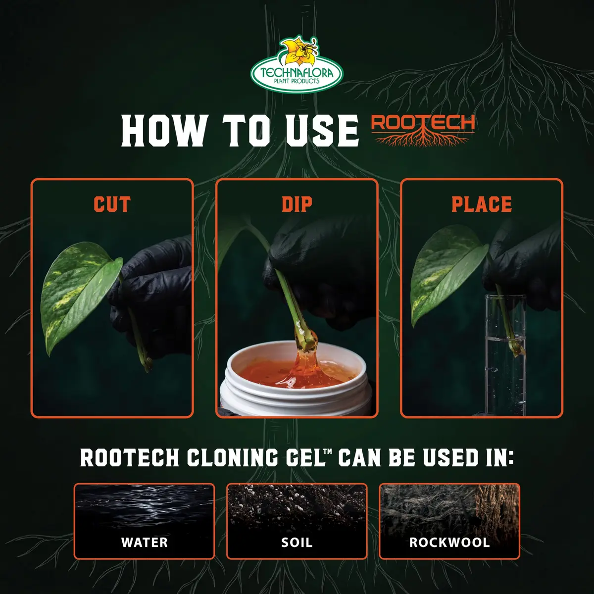 Technaflora Rootech Cloning Gel 0.55% IBA 0.25 oz | Supports Rapid Root Development - view 3
