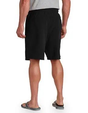 Harbor Bay Big & Tall Swim Trunks Black 4XL | Quick-Drying Microfiber, Adjustable Waist - view 4