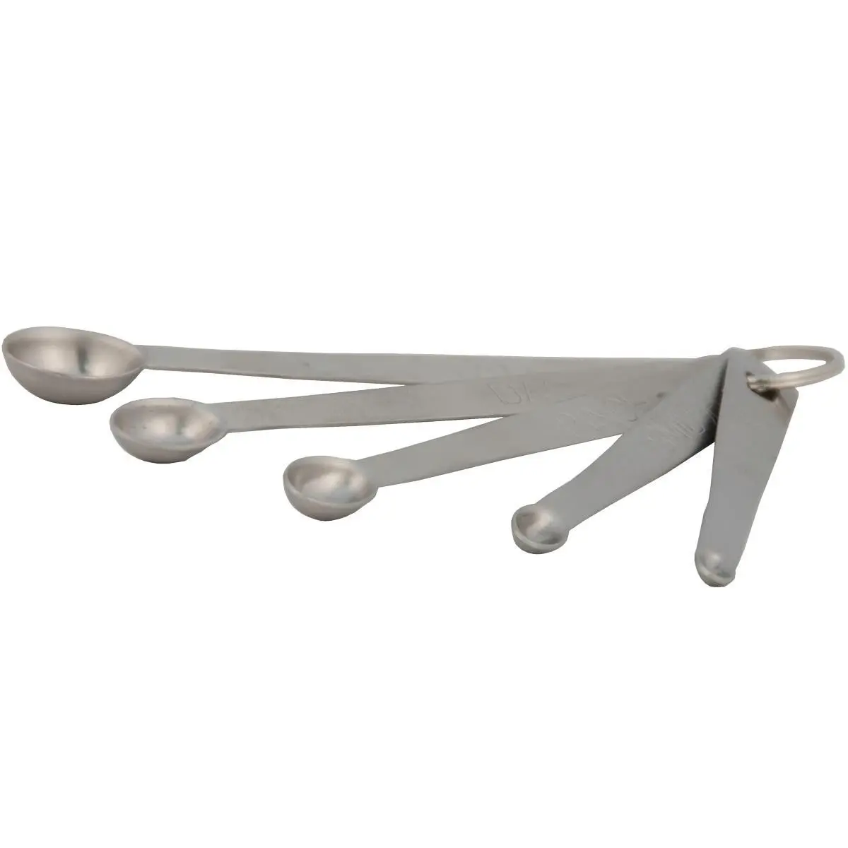 Libertyware Dash, Drop, Smidgen, Pinch, Tad Measuring Spoon Set | 5-Piece Stainless Steel Set for Unique Measures - main product image