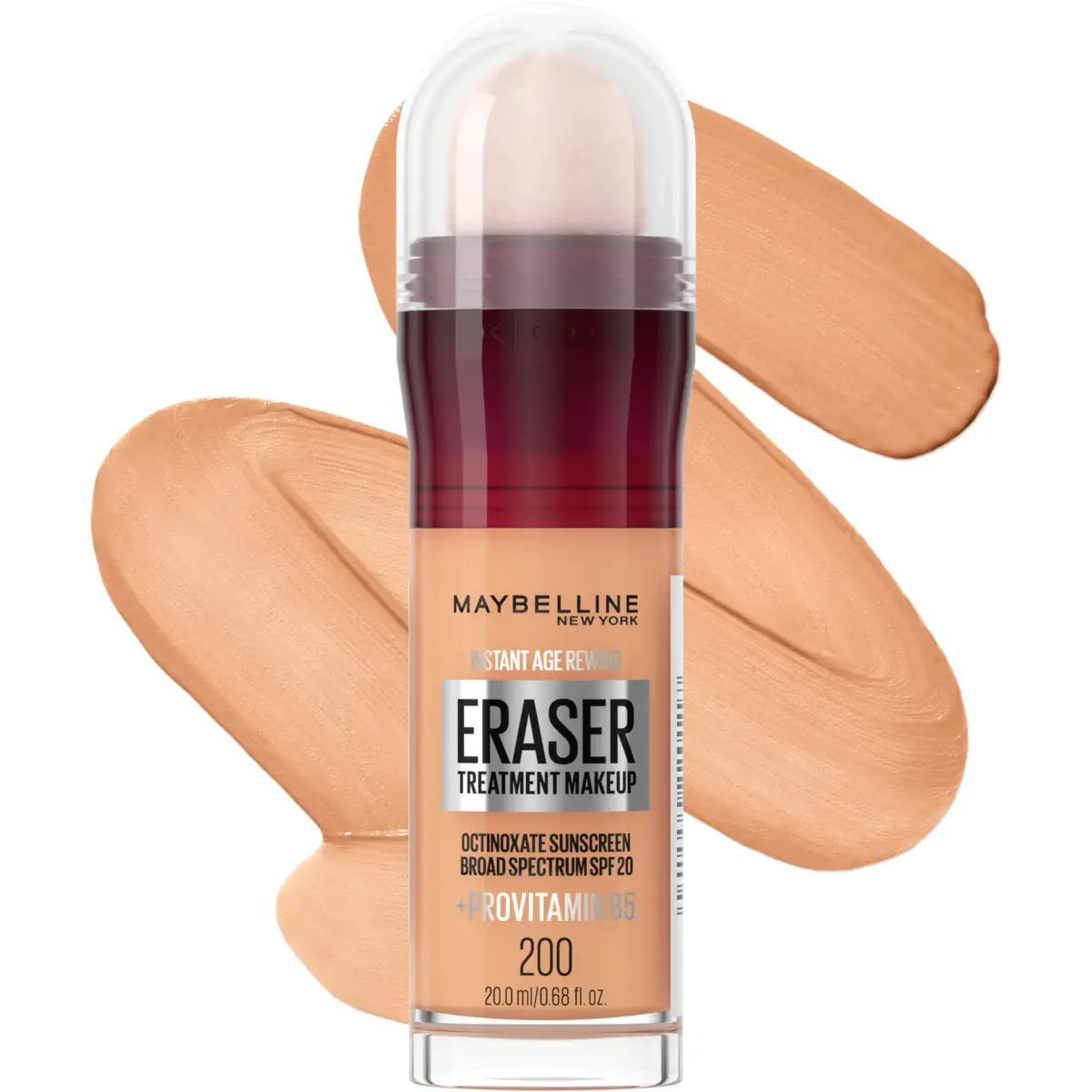 Maybelline Instant Age Rewind Eraser Treatment Foundation SPF 18 Creamy Natural 0.68 Fl Oz (20ml) | Blurs Fine Lines & Wrinkles - main product image