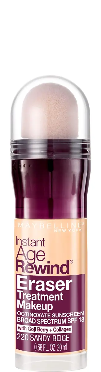 Maybelline Instant Age Rewind Eraser Treatment Makeup with SPF 18 Sandy Beige | Anti-Aging Concealer Infused with Goji Berry and Collagen - main product image