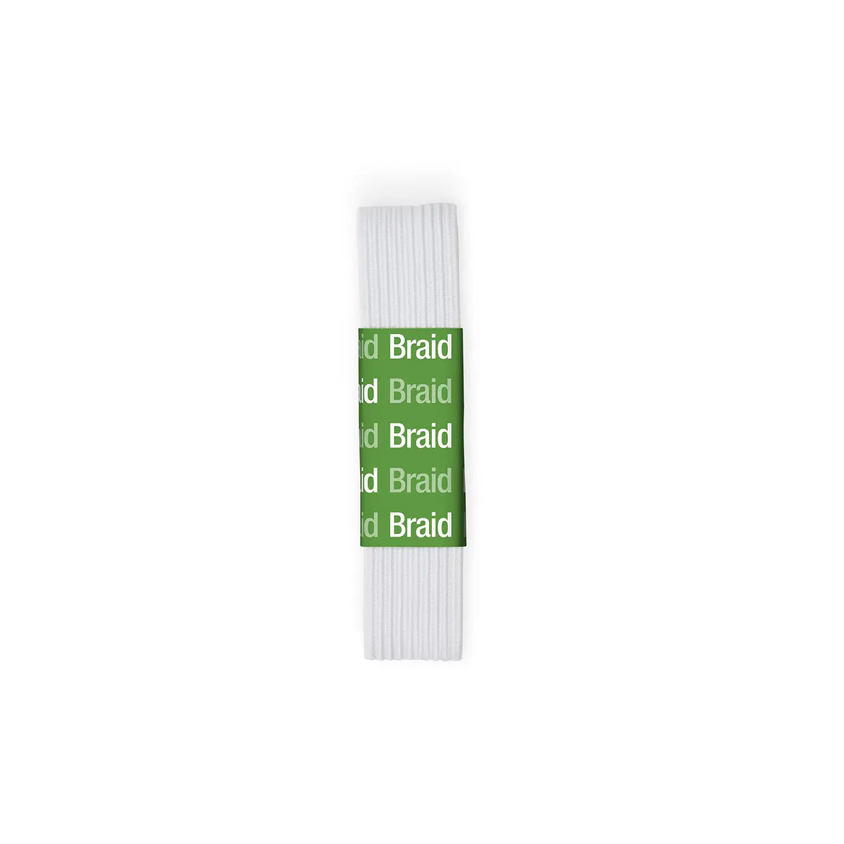 Dritz Braided Elastic 3/4-Inch White | Lightweight, Washable, Safe for Necklines & Sleeves - view 2