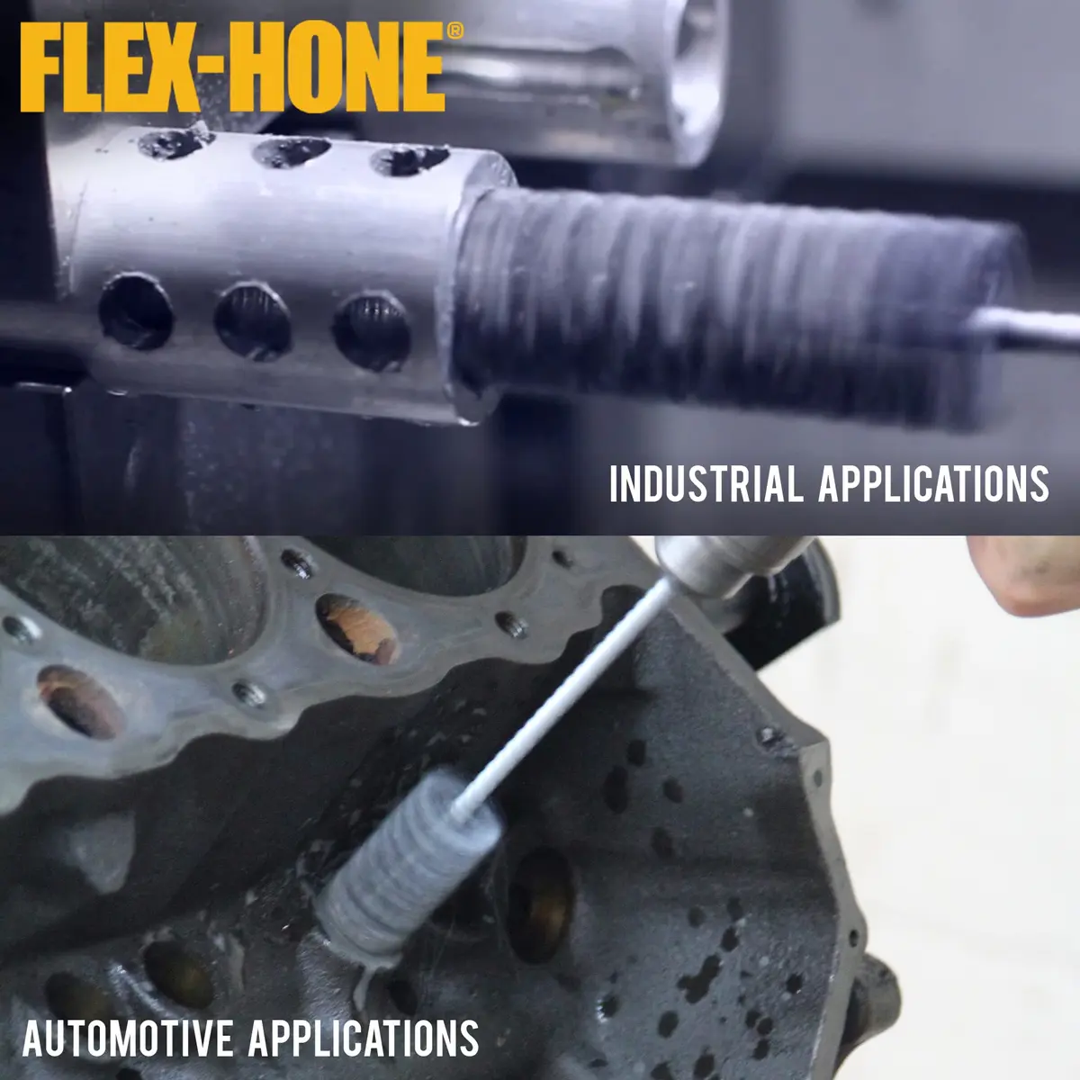 Flex-Hone 2-3/8" (60.3mm) Diameter | Silicon Carbide Grit for Steel & Cast Iron - view 3