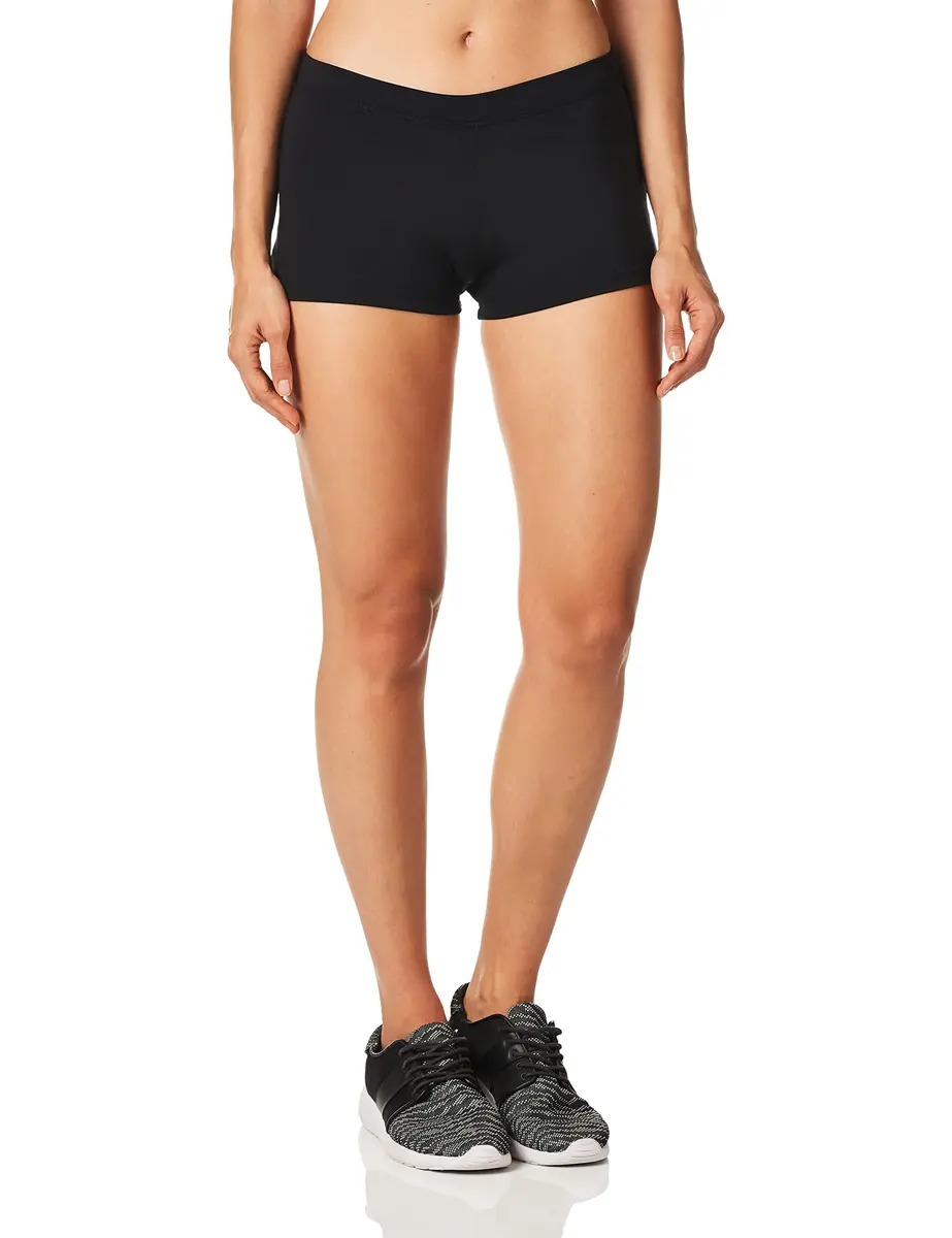 Capezio Women's Low Rise Boy Cut Short 1 1/4" Nylon Dance Shorts for Women - view 4
