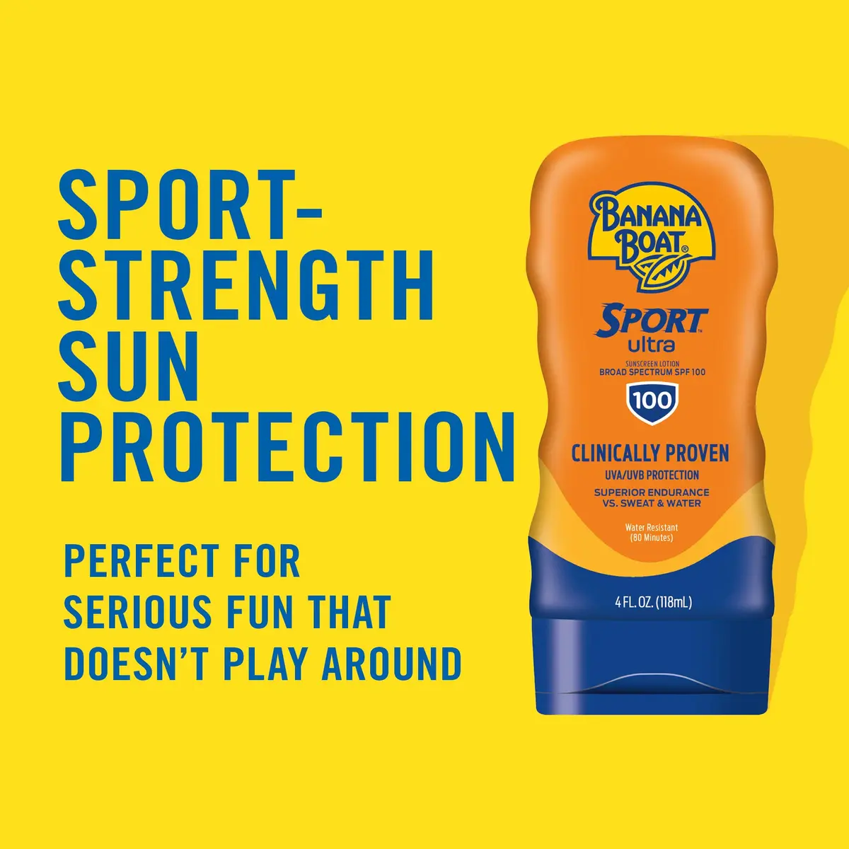 Banana Boat Sport SPF 100 Sunscreen Lotion 4 oz | Water & Sweat Resistant - view 2