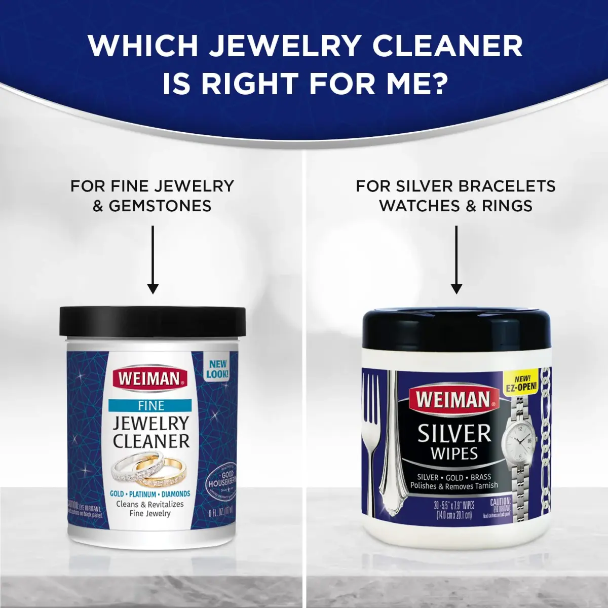 Weiman Fine Jewelry Cleaner Liquid with Brush – Restores Shine to Gold, Platinum, Gemstones & Diamonds, 6 Oz (177 ml) - view 7