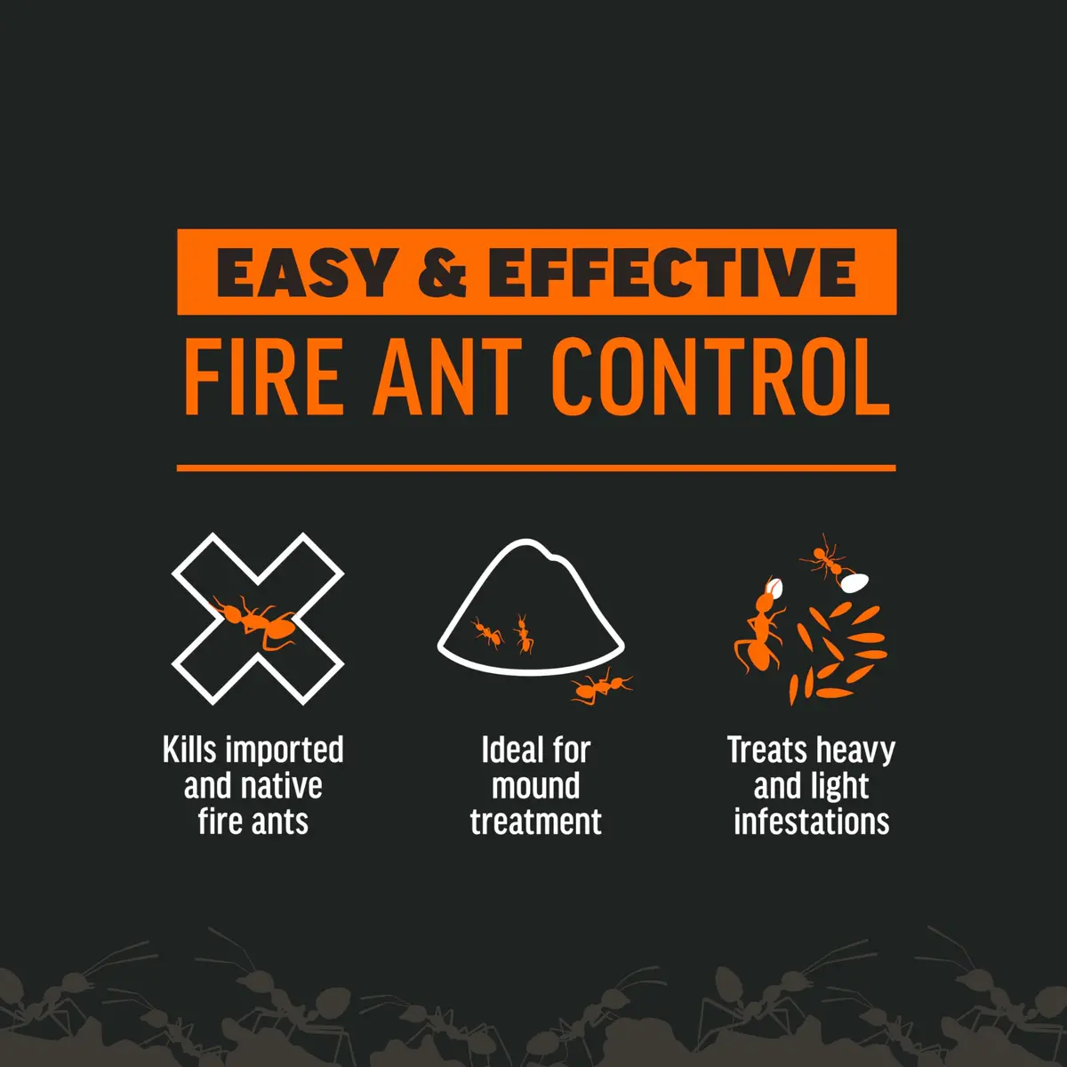 Amdro Granules Fire Ant Bait 6oz (170g) | Kills Fire Ants, Destroys Mounds - view 7
