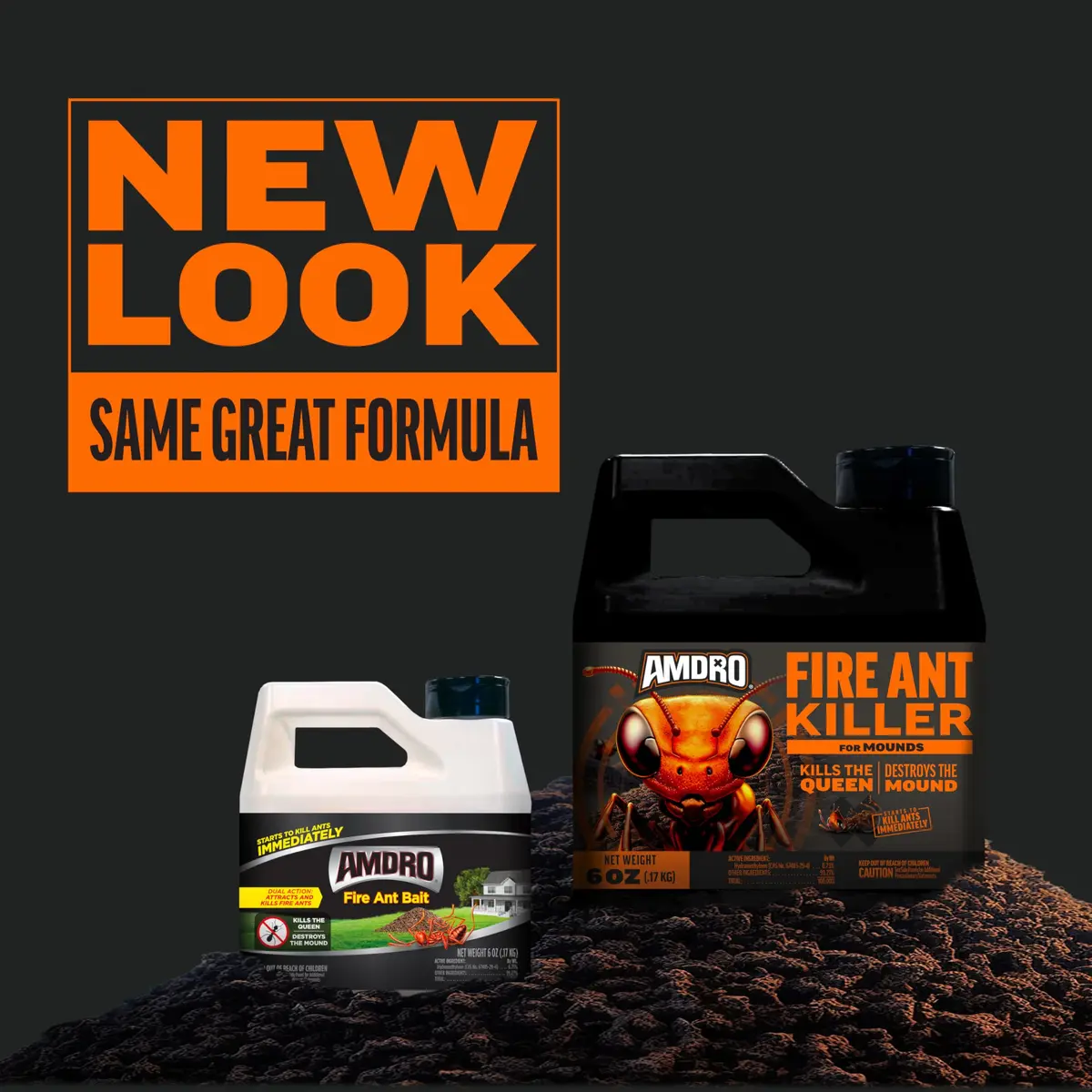 Amdro Granules Fire Ant Bait 6oz (170g) | Kills Fire Ants, Destroys Mounds - view 4