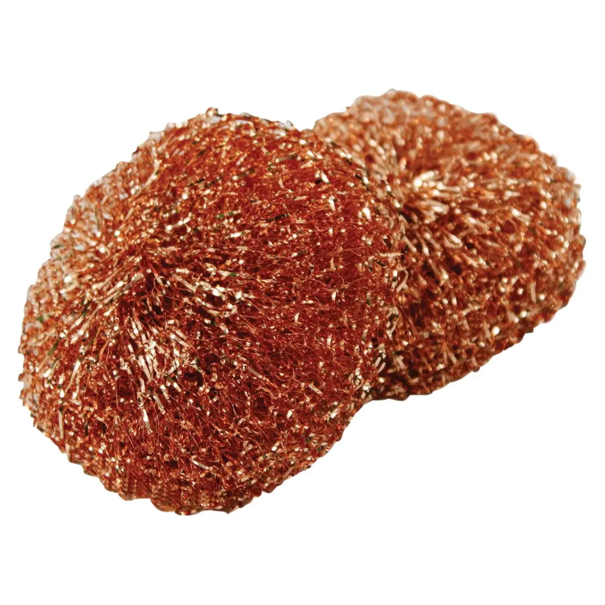 Libman Copper Scrubbers Pack of 2 | Rust-Free Copper Fibers for Tough Messes - view 2