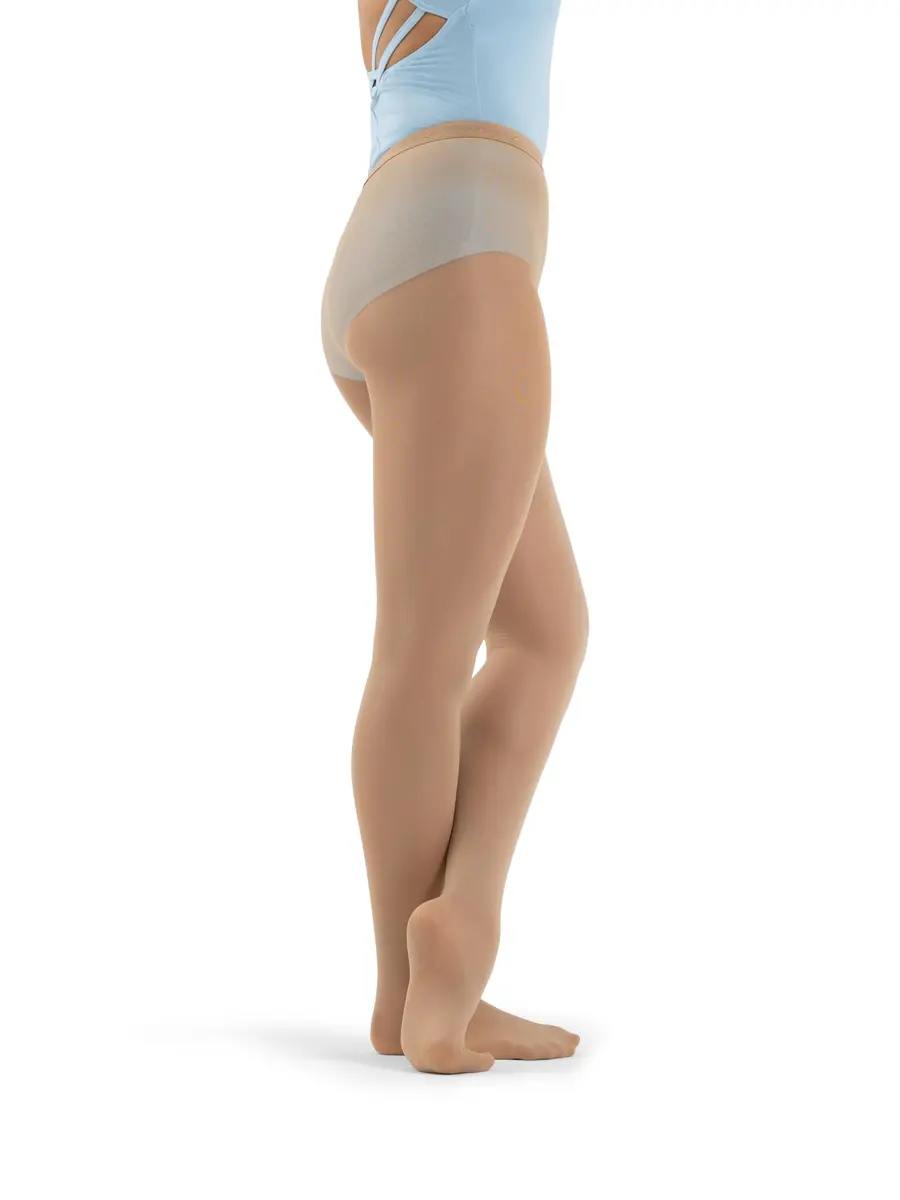 Capezio Hold & Stretch Footed Tight Large | Seamless, Supportive Dancewear (70-120 chars) - view 2