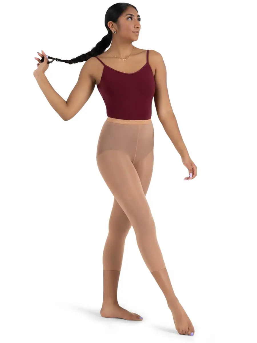 Capezio Women's Hold & Stretch Footless Tight Large | Long-lasting support & support for dancers - view 5