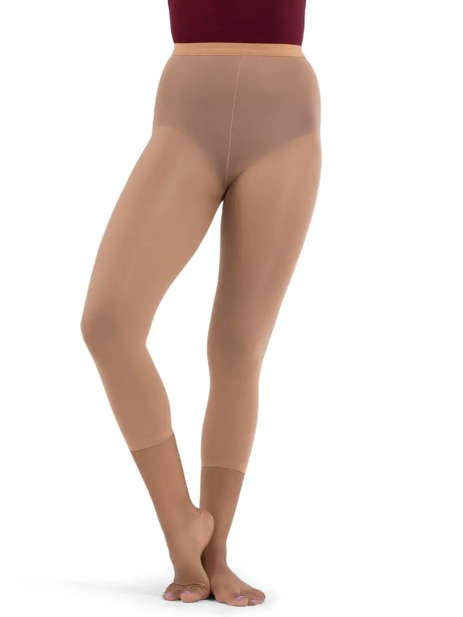 Capezio Hold & Stretch® Footless Tight, Suntan, X-Large | Long-Lasting Support & Flexibility - view 3