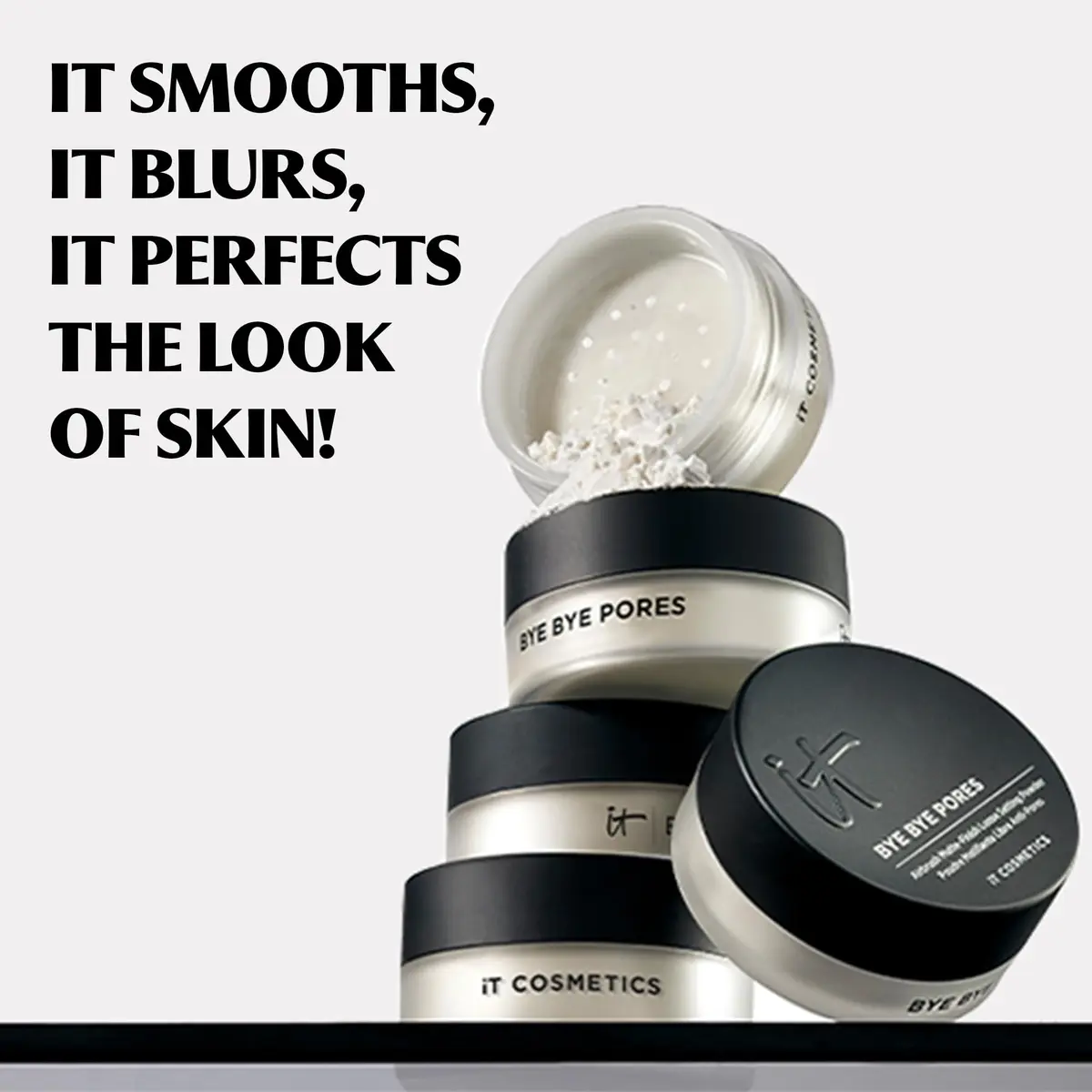 IT Cosmetics Bye Bye Pores Loose Setting Powder for Poreless Finish | Blurring, Translucent, Anti-Aging (70-120 chars) - view 4