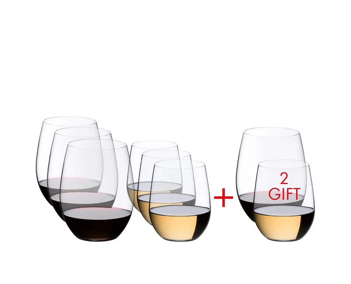 Riedel O Wine Tumbler Cabernet/Viognier 21.3oz | Stemless Crystal Glasses for Wine Lovers - main product image