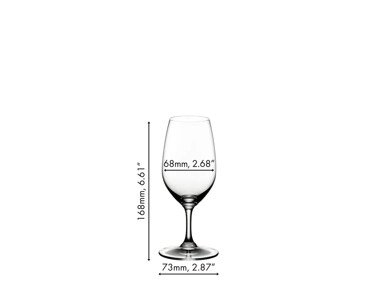 Riedel Vinum Port Glass Set of 2 | Elegant Crystal Wine Glasses for Port, 8.45oz (250ml) | Dishwasher Safe - view 4