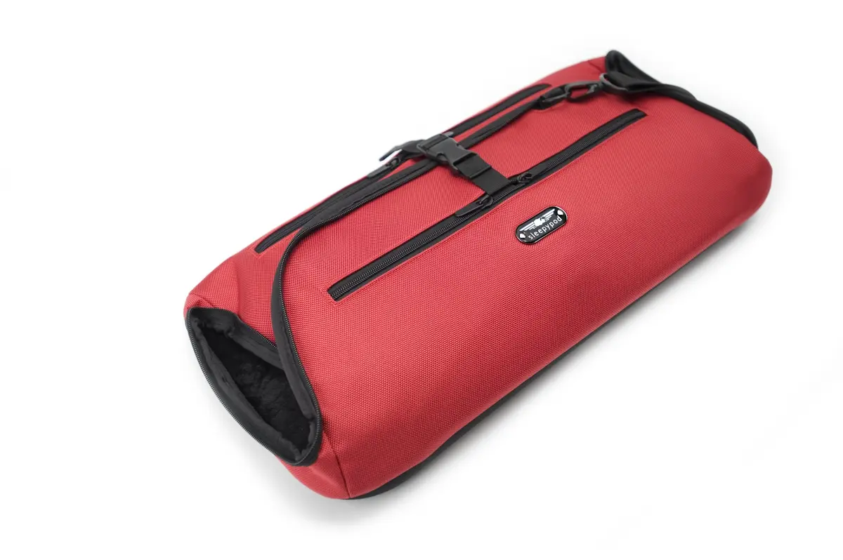 Sleepypod Air Airline Approved Cat Dog Carrier Crash Tested Red | In-Cabin Pet Travel Bed - view 2