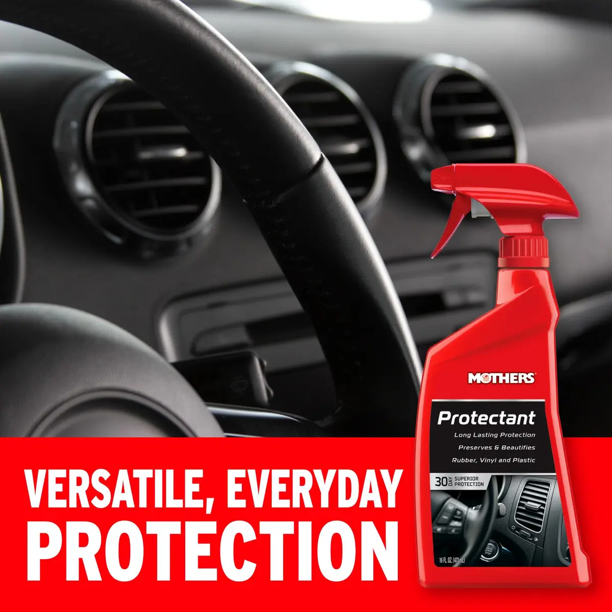 Mothers Protectant 1 Gallon (3.78 L) | Long-Lasting UV Protection for Rubber, Vinyl & Plastic - view 2