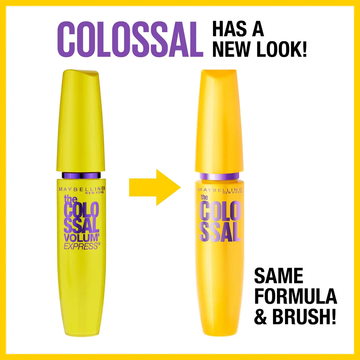 Maybelline Mascara Volum' Express Colossal Washable 0.31 Fl Oz | 9X Volume, Clump-Free, Ophthalmologist Tested - view 2