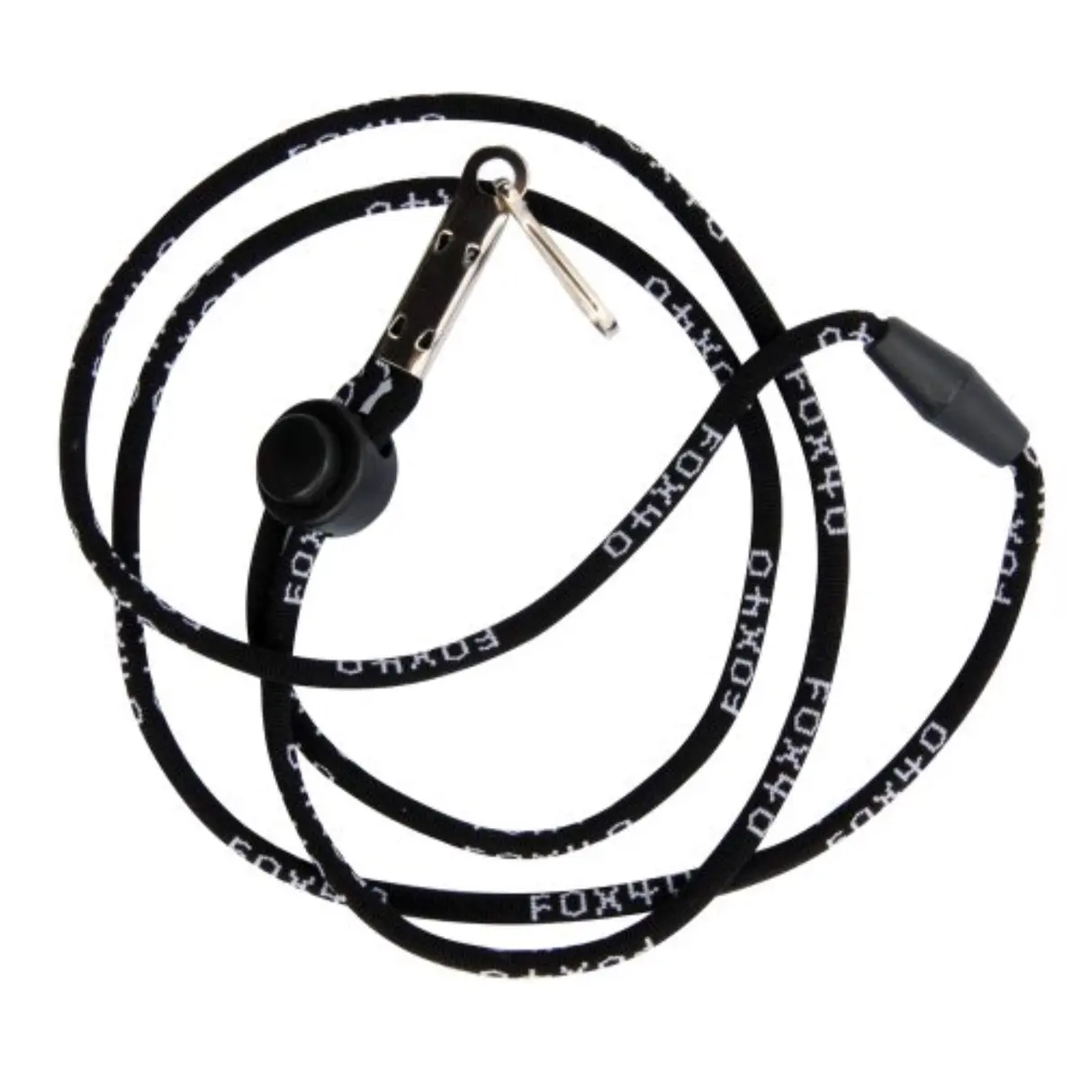 Fox 40 Sonik Blast CMG Whistle with Break Away Lanyard (Black) | Loud 120+ dB Signaling Device for Crowd & Rescue - view 3