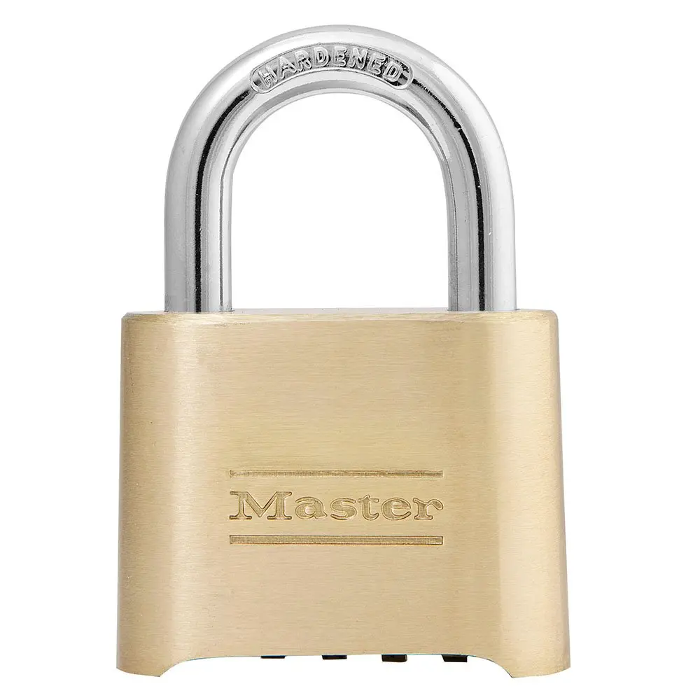 Master Lock 175D Resettable Combination Padlock 2" (51mm) Body, 1" (25mm) Shackle Clearance | 4-Digit Dial Lock for Gym, Gate, Shed - view 2