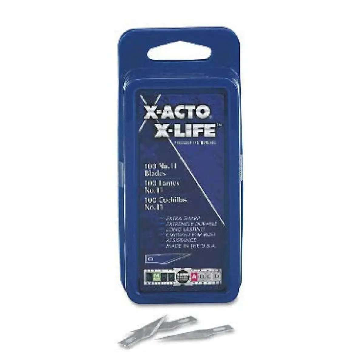 X-Acto #11 Bulk Pack Replacement Blades for Hobby Knives, 200 Count | Precision Carbon Steel Craft Blades - main product image